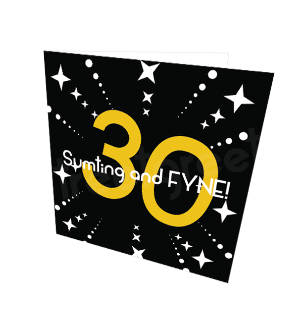 30 SUMTING CARD - Streetgreets