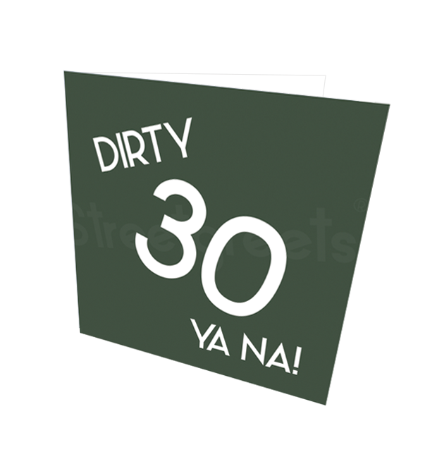 30 YANA CARD - Streetgreets