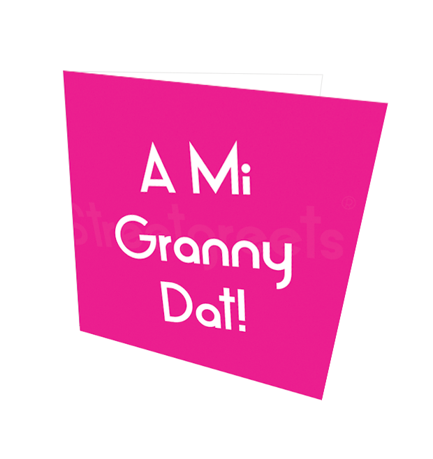 A MI GRANNY CARD - Streetgreets
