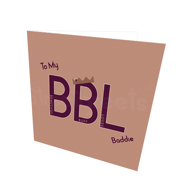 BBL CARD - Streetgreets