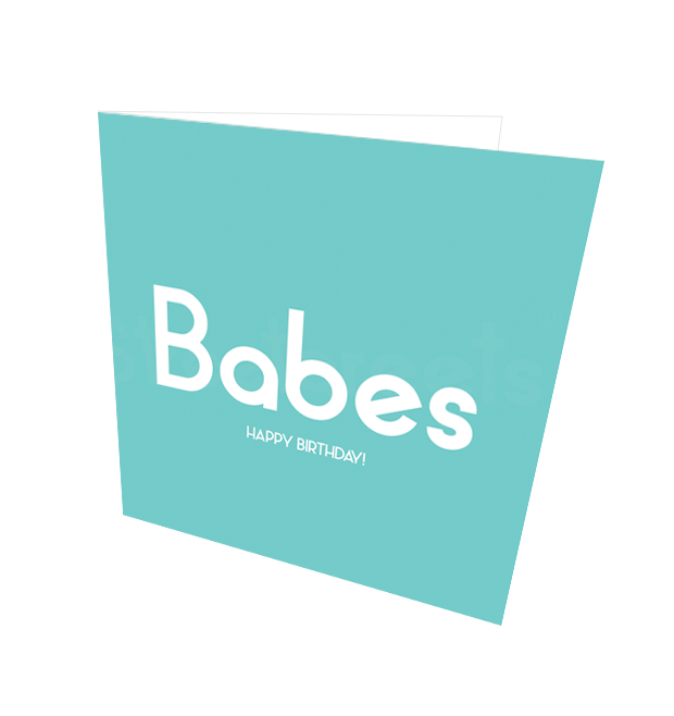 BABES HB CARD - Streetgreets