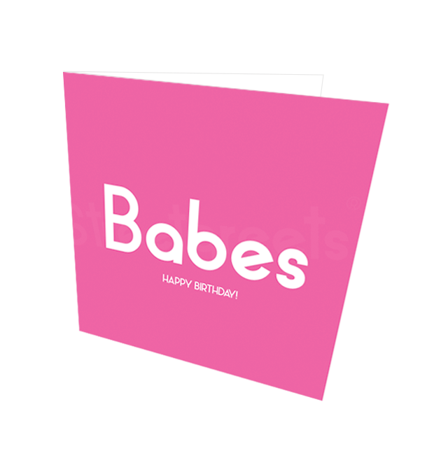 BABES HB CARD - Streetgreets