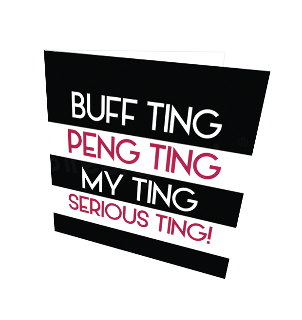 BUFF TING CARD - Streetgreets