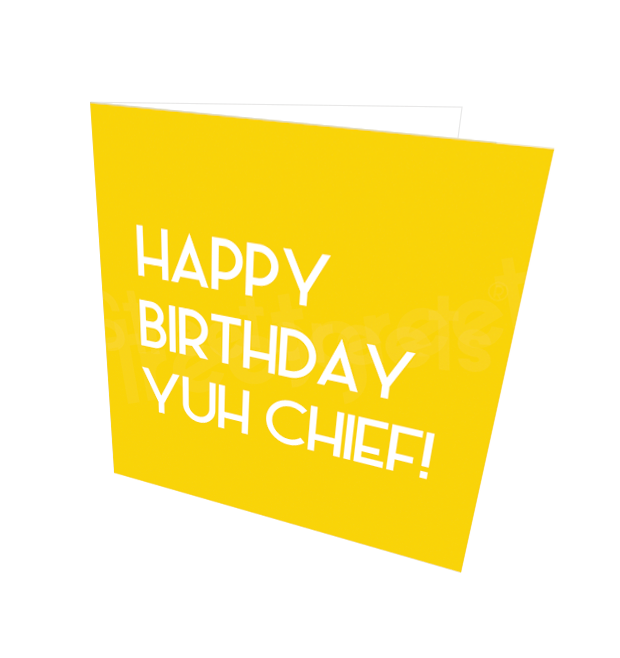 CHIEF CARD - Streetgreets