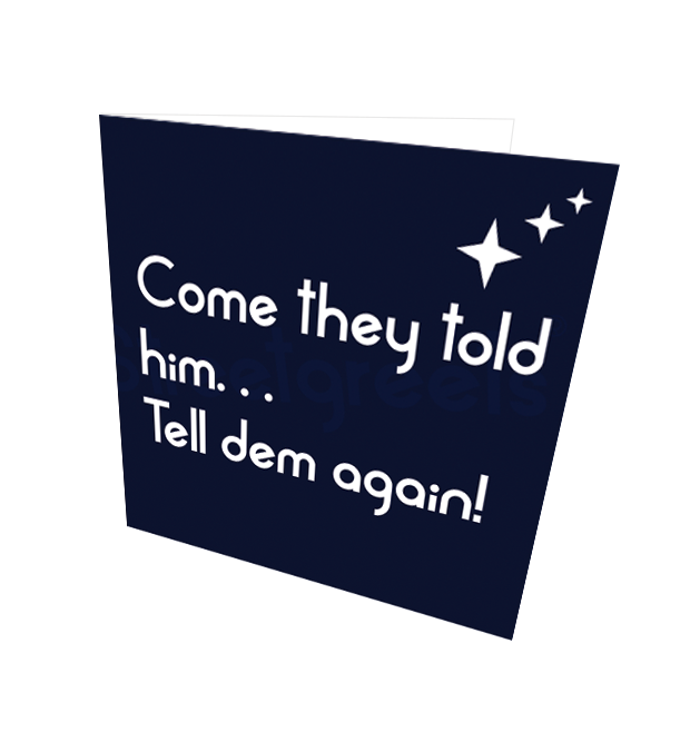 COME CARD - Streetgreets