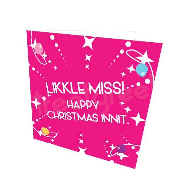 LIKKLE MISS HC CARD - Streetgreets