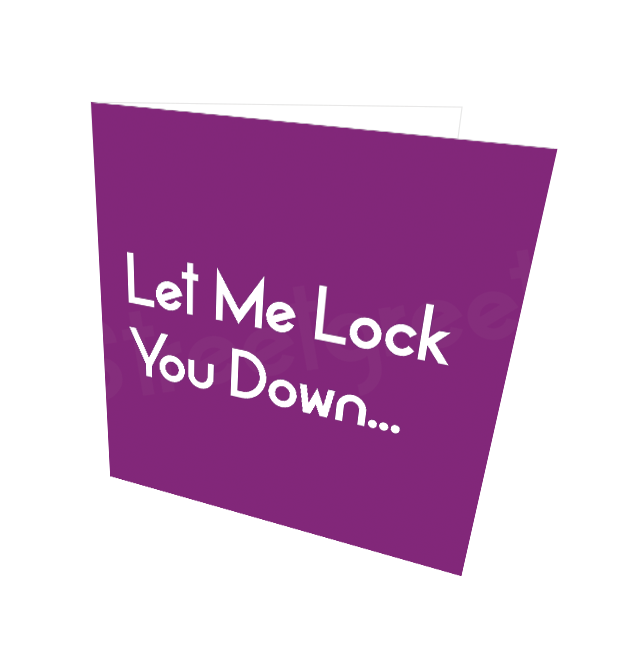 LOCKDOWN CARD - Streetgreets