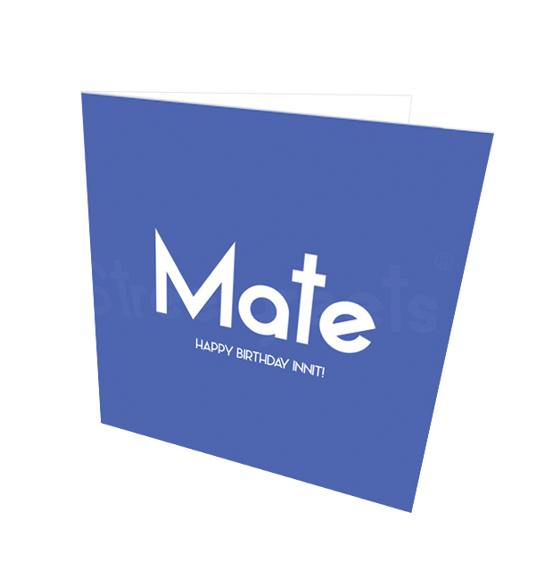 MATE HB CARD - Streetgreets