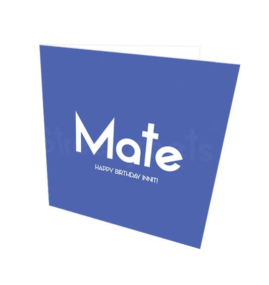 MATE HB CARD - Streetgreets