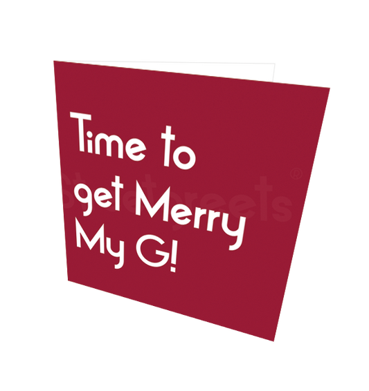 MERRY MY G CARD - Streetgreets