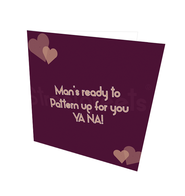 PATTERN UP CARD - Streetgreets