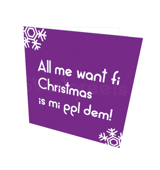 PPL DEM CARD - Streetgreets