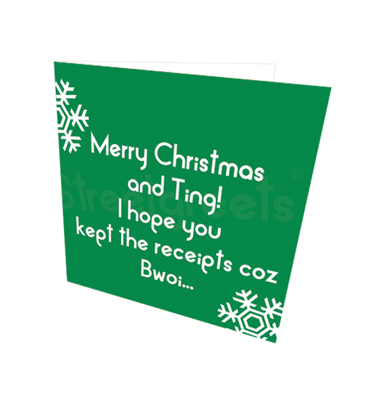 RECEIPTS CARD - Streetgreets