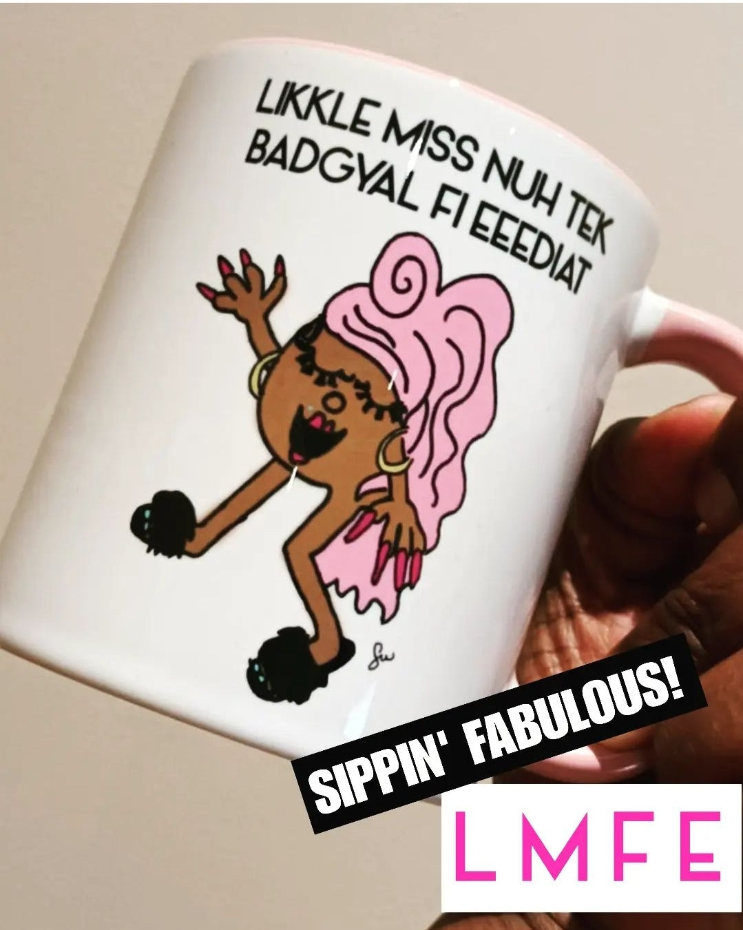 LIKKLE MISS FI EEEDIAT MUG - Streetgreets