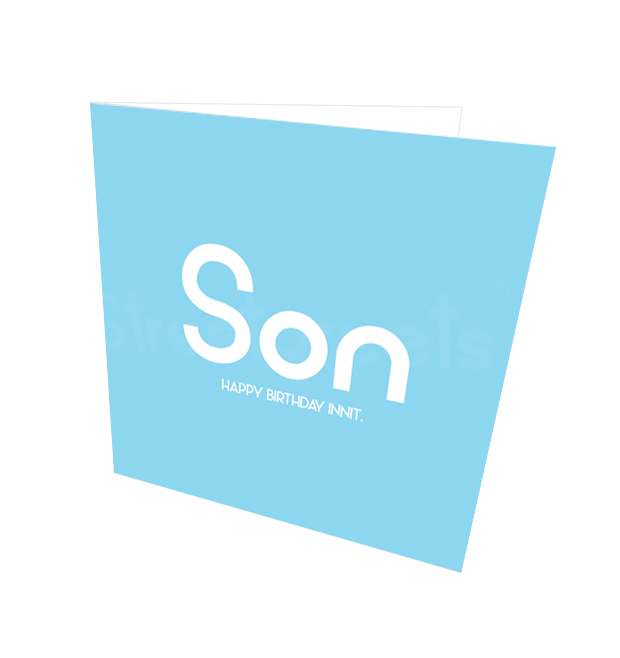 SON HB CARD - Streetgreets