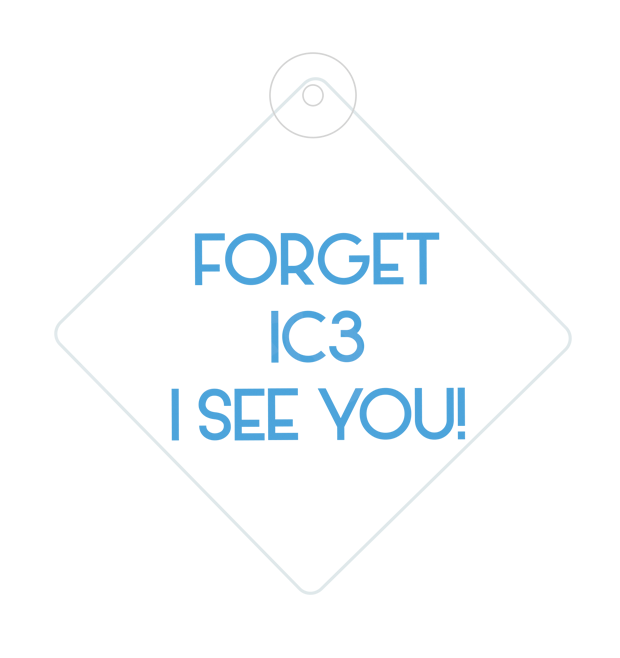 IC3 CAR SIGN - Streetgreets