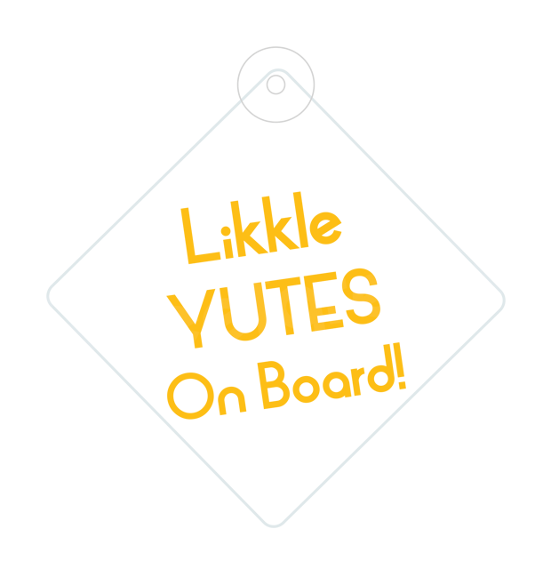 YUTE CAR SIGN - Streetgreets