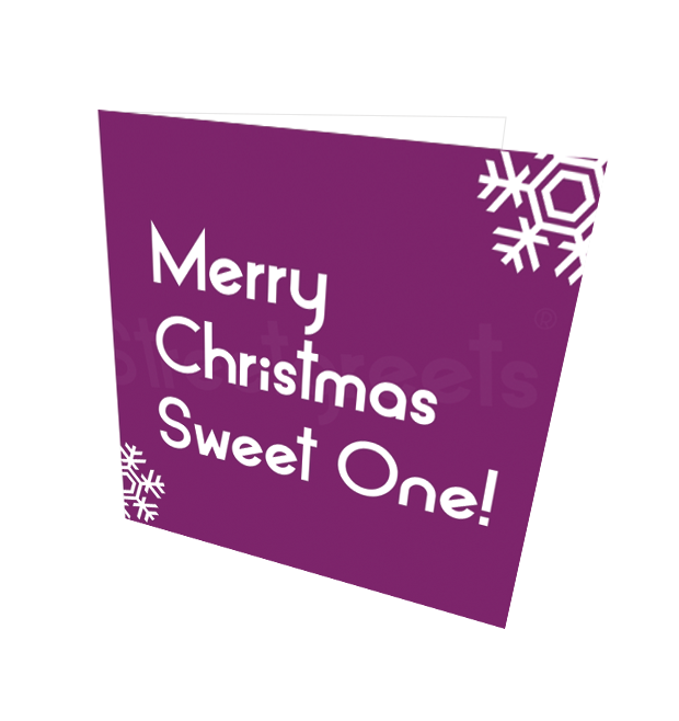 SWEET ONE MC CARD - Streetgreets