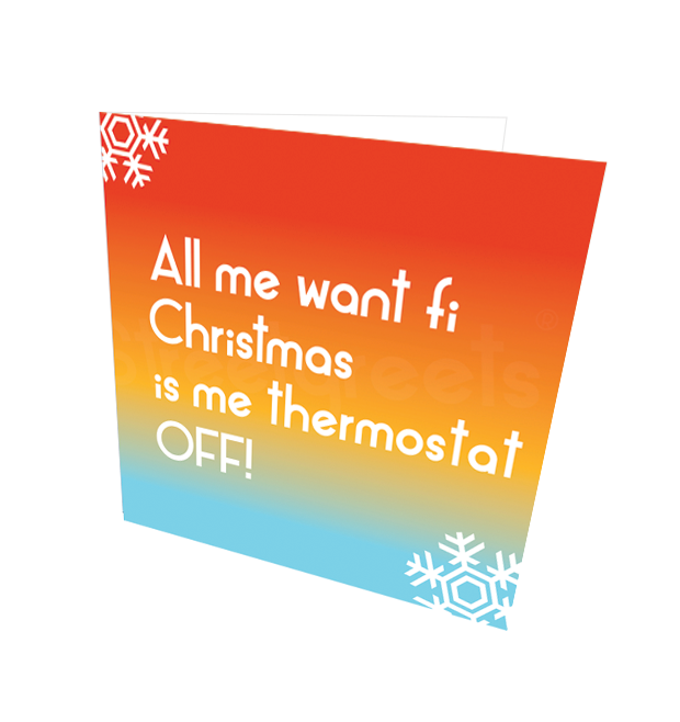 THERMOSTAT CARD - Streetgreets