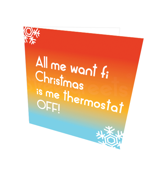 THERMOSTAT CARD - Streetgreets