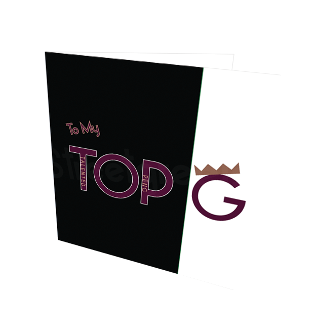 TOP G CARD - Streetgreets