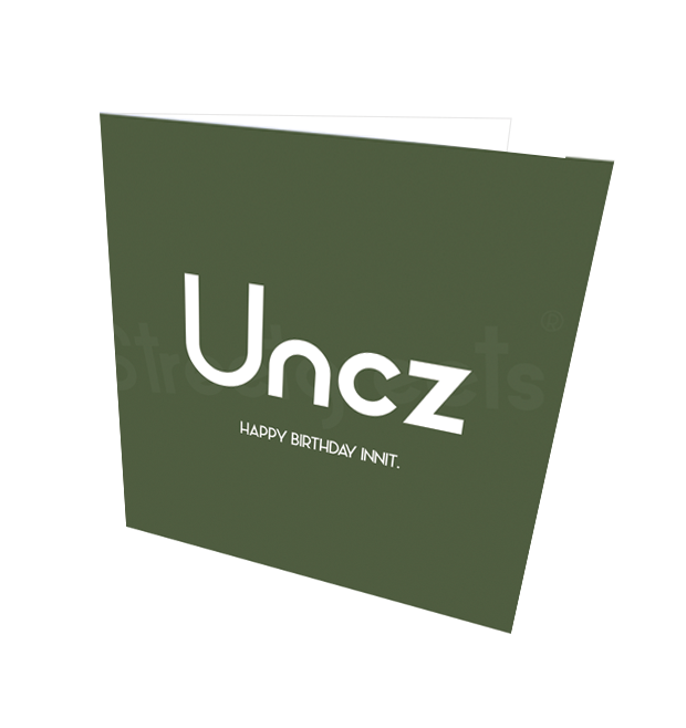UNCZ HB CARD - Streetgreets