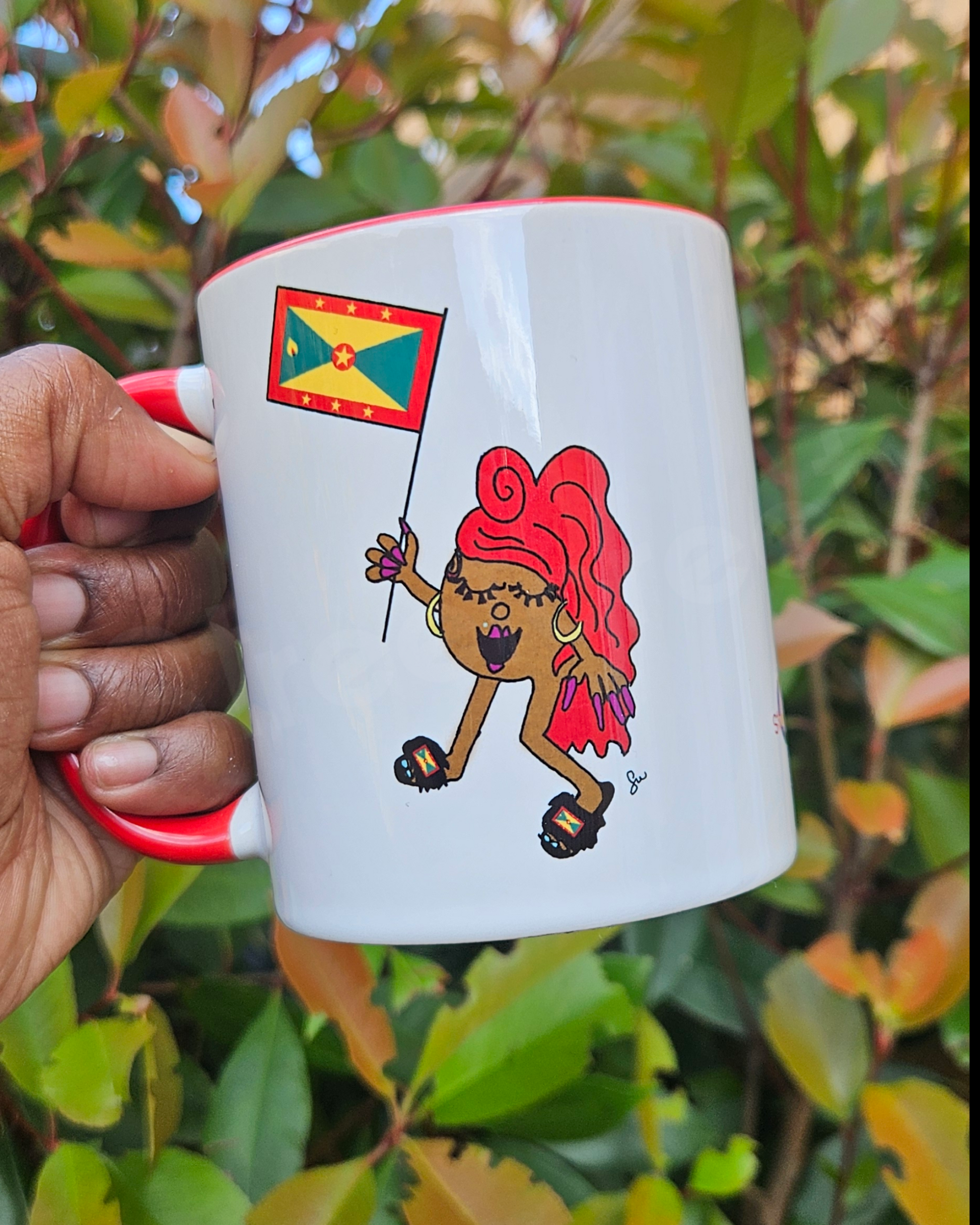 LIKKLE MISS REP YOUR FLAG MUG - Streetgreets