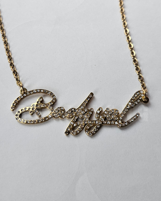 Badgyal Necklace by Bareslang - Streetgreets