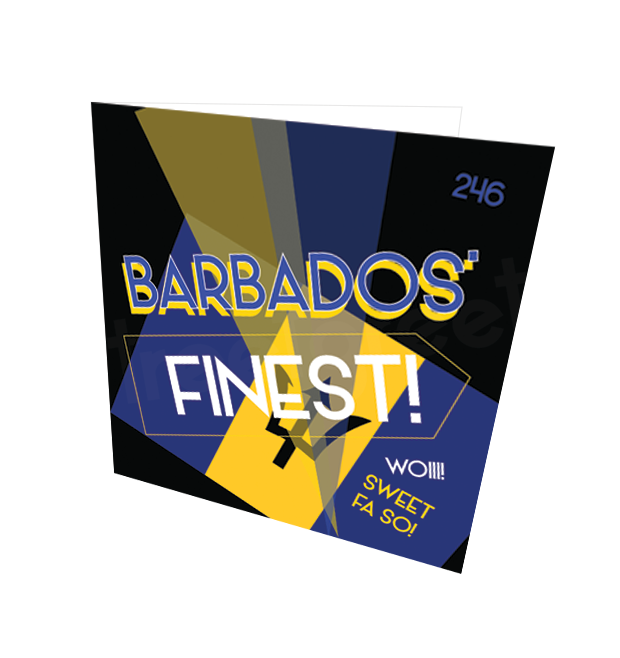 BARBADOS FINEST CARD - Streetgreets