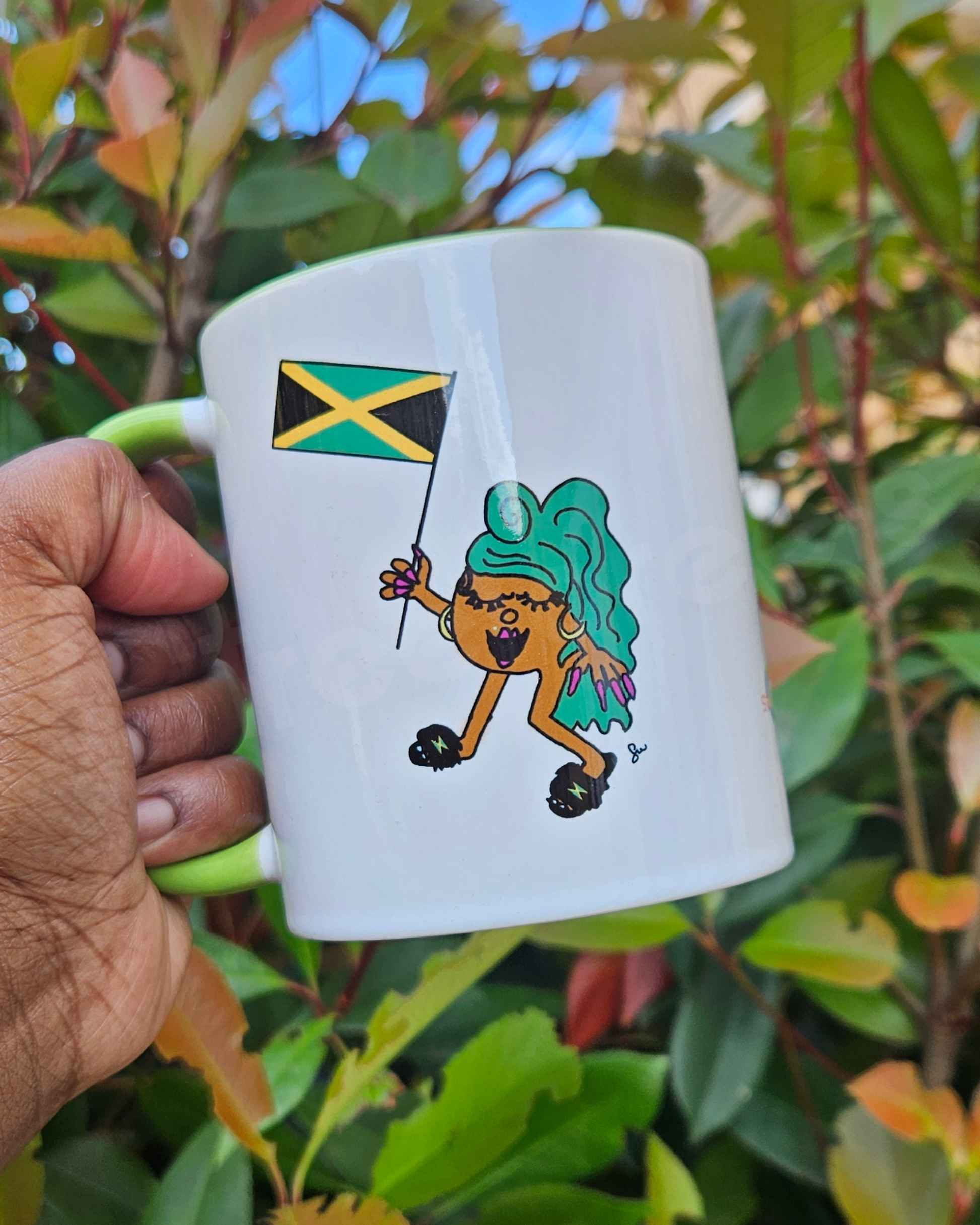 LIKKLE MISS REP YOUR FLAG MUG - Streetgreets