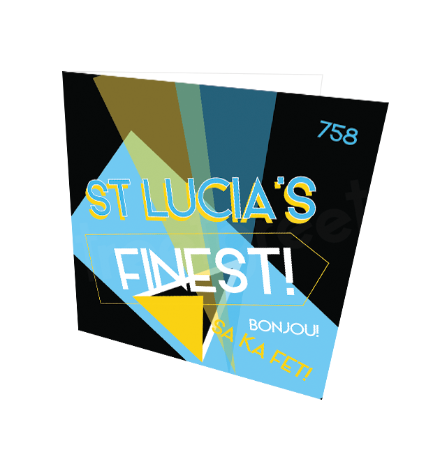 ST LUCIA'S FINEST CARD - Streetgreets