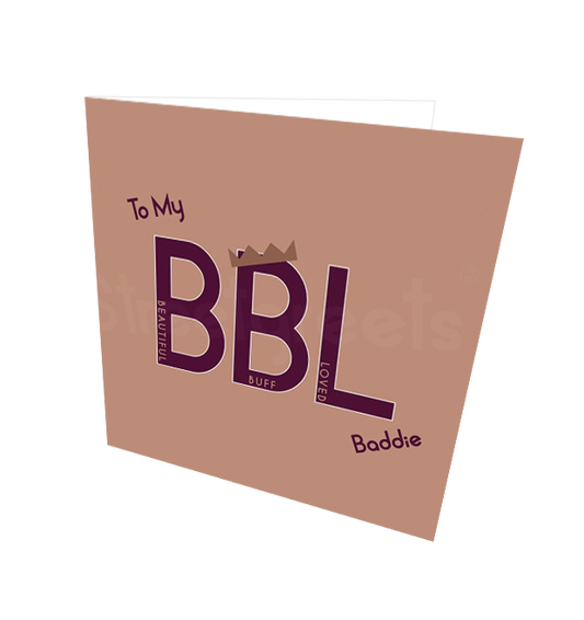 BBL CARD - Streetgreets