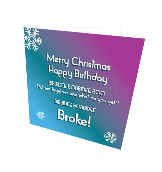 BIRTHMAS CARD - Streetgreets