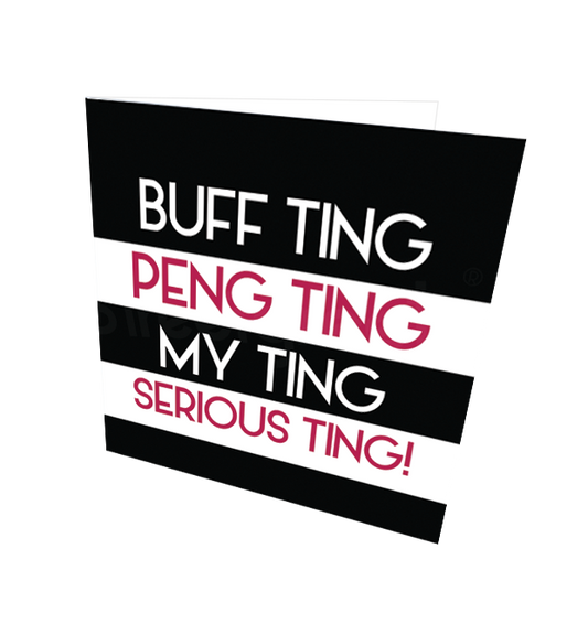 BUFF TING CARD - Streetgreets