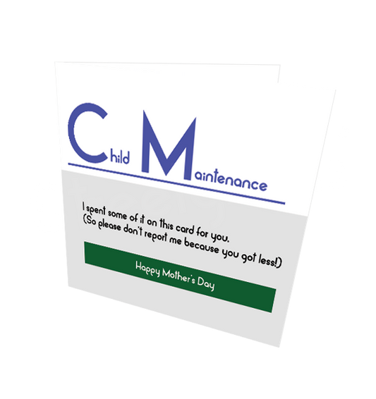 CHILD MAINTENANCE CARD - Streetgreets