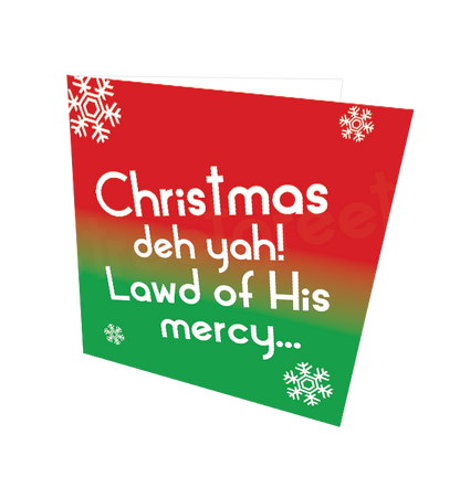 CHRISTMAS DEH YAH CARD