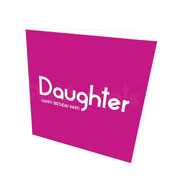 DAUGHTER HB CARD