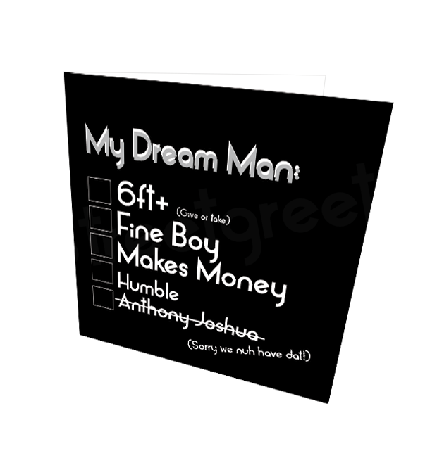 DREAM MAN CARD