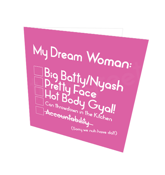 DREAM WOMAN CARD