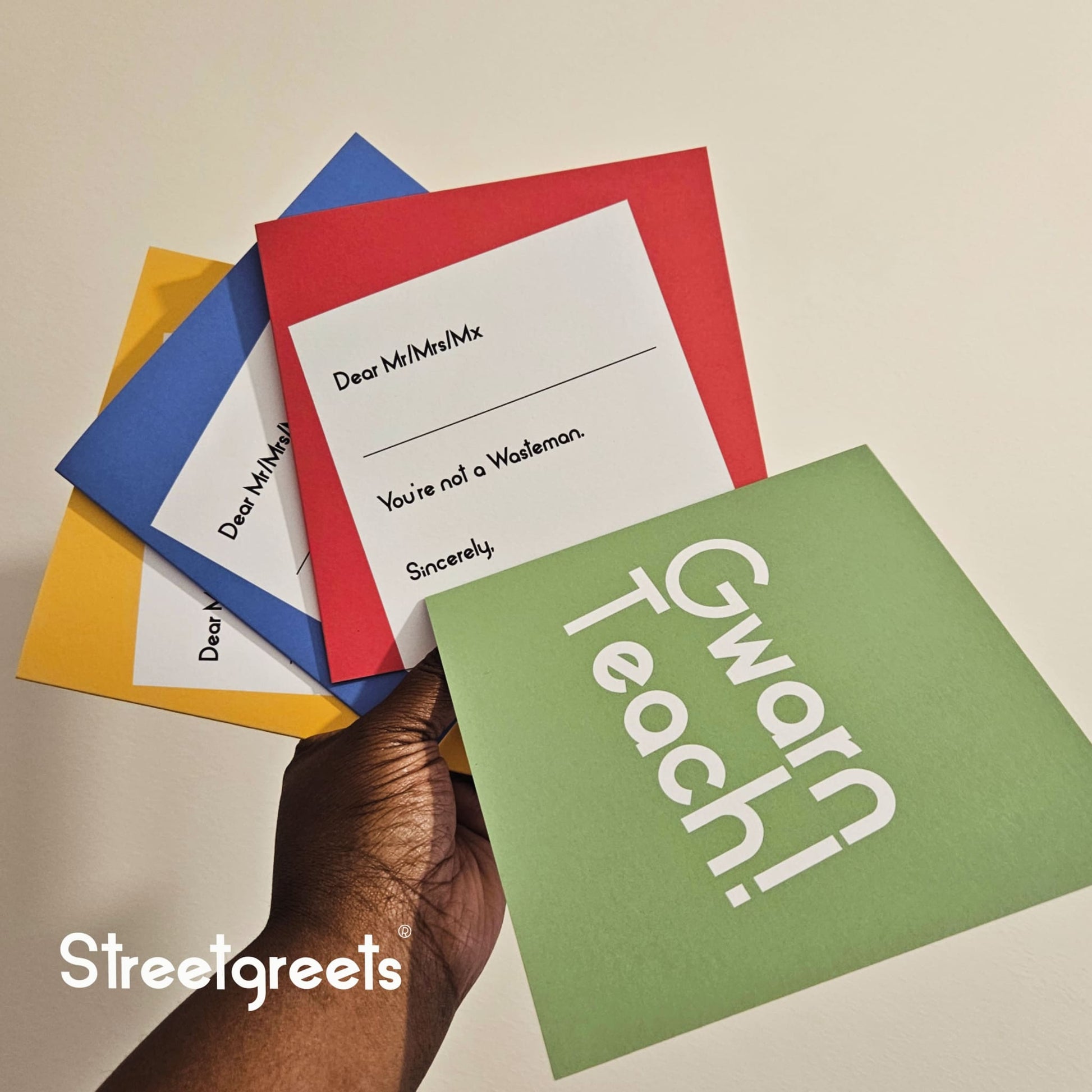 NOT A WASTEMAN CARD - Streetgreets