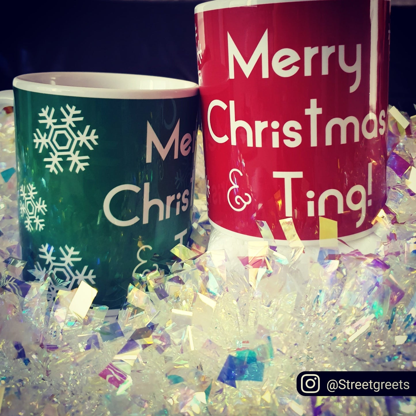 MERRY CHRISTMAS & TING MUG - Streetgreets