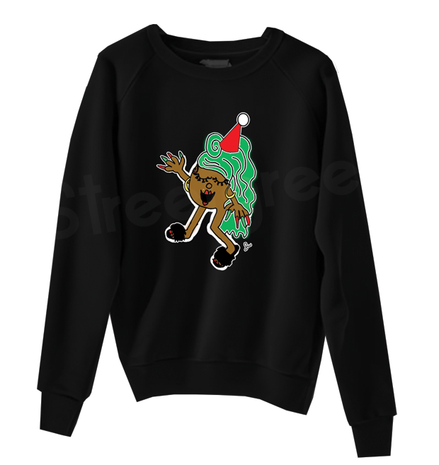 LIKKLE MISS FI EEEDIAT AT CHRISTMAS SWEATSHIRT - Streetgreets
