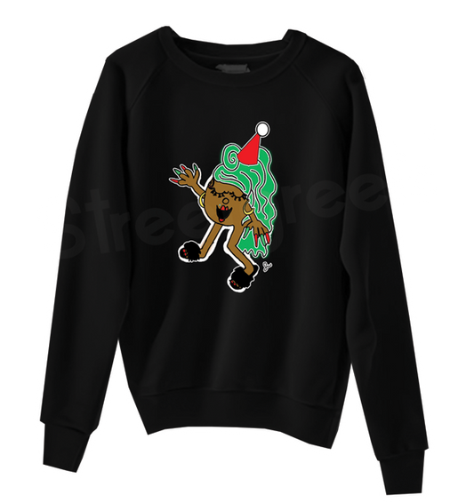 LIKKLE MISS FI EEEDIAT AT CHRISTMAS SWEATSHIRT - Streetgreets