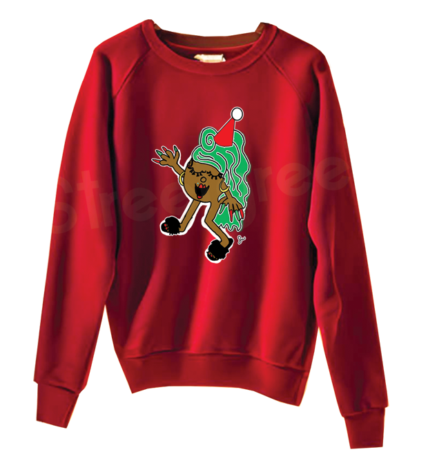 LIKKLE MISS FI EEEDIAT AT CHRISTMAS SWEATSHIRT - Streetgreets