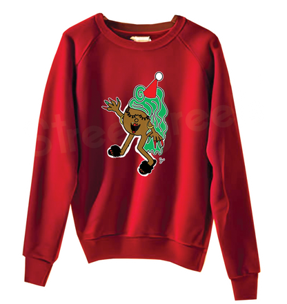 LIKKLE MISS FI EEEDIAT AT CHRISTMAS SWEATSHIRT - Streetgreets