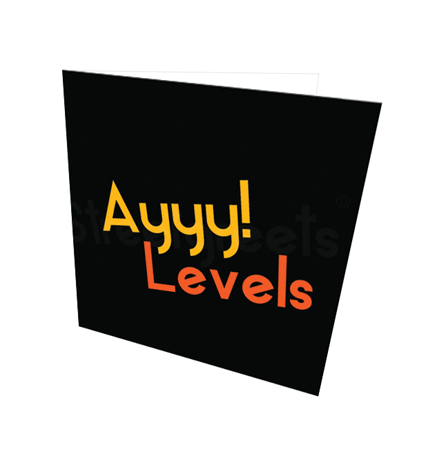 LEVELS CARD