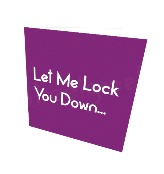 LOCKDOWN CARD - Streetgreets