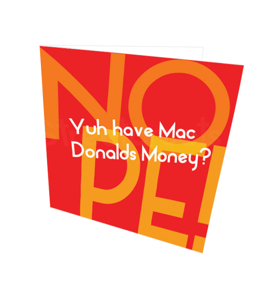 MACCY D CARD - Streetgreets