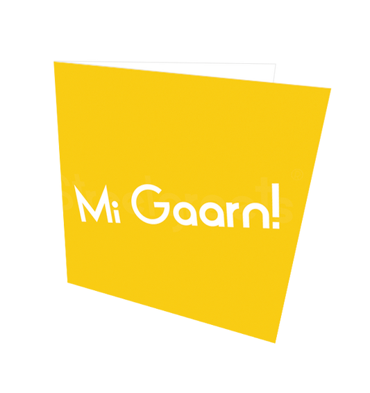 MI GAARN CARD - Streetgreets