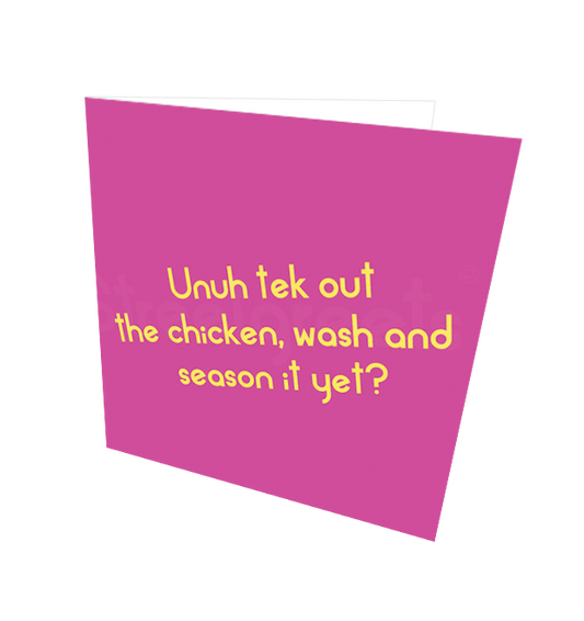 SEASONING CARD - Streetgreets